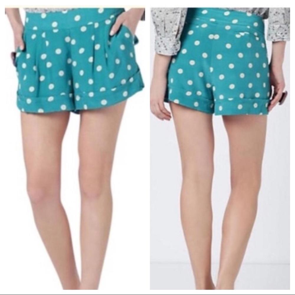 Anthro Plenty by Tracy Reese Dotty Shorts
